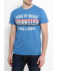 Мужская синяя футболка от Wrangler
