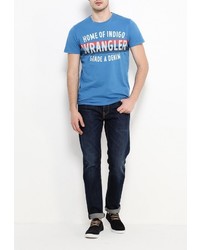 Мужская синяя футболка от Wrangler