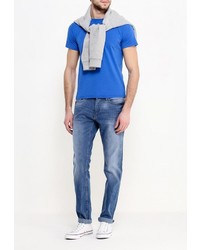 Мужская синяя футболка от Yes Boy