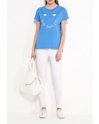 Женская синяя футболка от Спартак