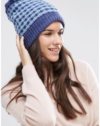 Женская синяя шапка от Alice Hannah