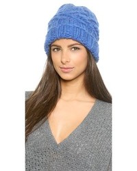 Женская синяя шапка от Eugenia Kim