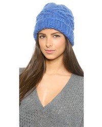 Женская синяя шапка от Eugenia Kim