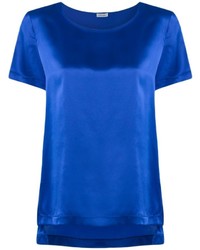Синяя шелковая блузка от Tufi Duek