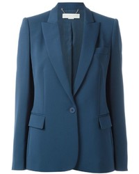 Женская синяя шерстяная куртка от Stella McCartney