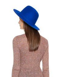Женская синяя шерстяная шляпа от Brixton