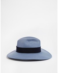 Женская синяя шерстяная шляпа от Catarzi