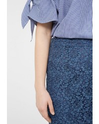 Синяя юбка от Violeta BY MANGO