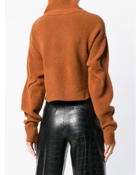 Женская табачная водолазка от T by Alexander Wang