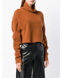 Женская табачная водолазка от T by Alexander Wang