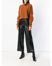 Женская табачная водолазка от T by Alexander Wang