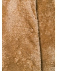 Женская табачная дубленка от Drome