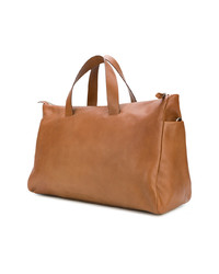 Табачная кожаная большая сумка от Marsèll