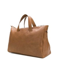 Табачная кожаная большая сумка от Marsèll