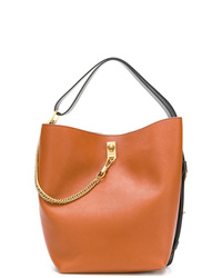 Табачная кожаная сумка-мешок от Givenchy