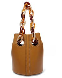 Табачная кожаная сумка-мешок от Trademark