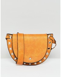 Табачная кожаная сумка-саквояж от Yoki Fashion