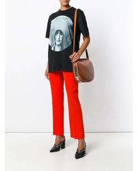 Табачная кожаная сумка через плечо от Givenchy