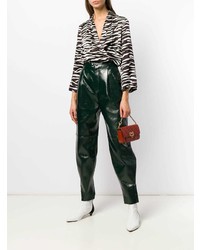 Табачная кожаная сумка через плечо от Givenchy