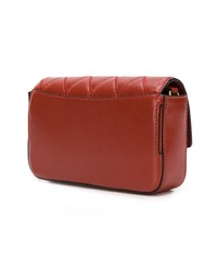 Табачная кожаная сумка через плечо от Givenchy