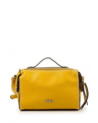 Табачная кожаная сумка через плечо от Pola