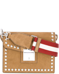 Женская табачная кожаная сумка от Bally