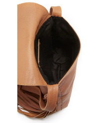 Женская табачная кожаная сумка от Cleobella