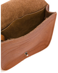 Женская табачная кожаная сумка от Humanoid