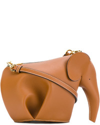 Женская табачная кожаная сумка от Loewe
