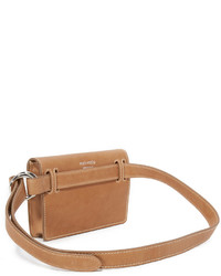 Женская табачная кожаная сумка от Meli-Melo