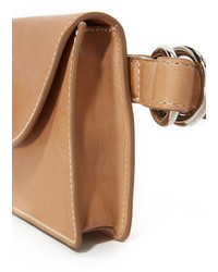 Женская табачная кожаная сумка от Meli-Melo