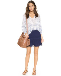 Женская табачная кожаная сумка от Foley + Corinna