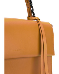 Женская табачная кожаная сумка от Elena Ghisellini