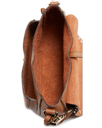 Женская табачная кожаная сумка от Rebecca Minkoff