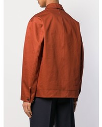 Мужская табачная куртка-рубашка от Golden Goose Deluxe Brand