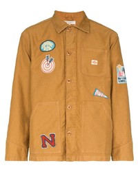 Мужская табачная куртка-рубашка от Nudie Jeans