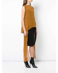 Женская табачная майка от Maticevski