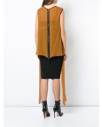 Женская табачная майка от Maticevski