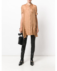 Женская табачная рубашка от Neil Barrett