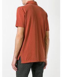 Мужская табачная футболка-поло от James Perse