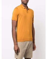 Мужская табачная футболка-поло от Tagliatore