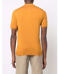 Мужская табачная футболка-поло от Tagliatore