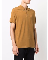Мужская табачная футболка-поло от Kenzo