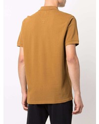 Мужская табачная футболка-поло от Kenzo