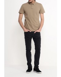 Мужская табачная футболка-поло от Tom Tailor Denim