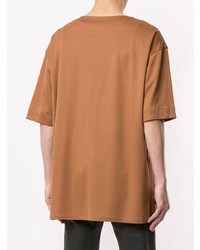 Мужская табачная футболка с круглым вырезом от Loveless