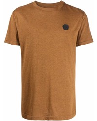 Мужская табачная футболка с круглым вырезом от Viktor & Rolf