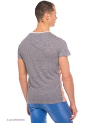 Мужская табачная футболка с принтом от Solid