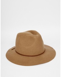 Мужская табачная шерстяная шляпа от Brixton