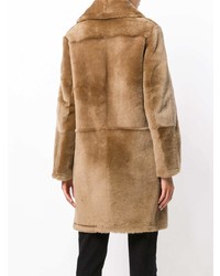 Табачная шуба от Sylvie Schimmel